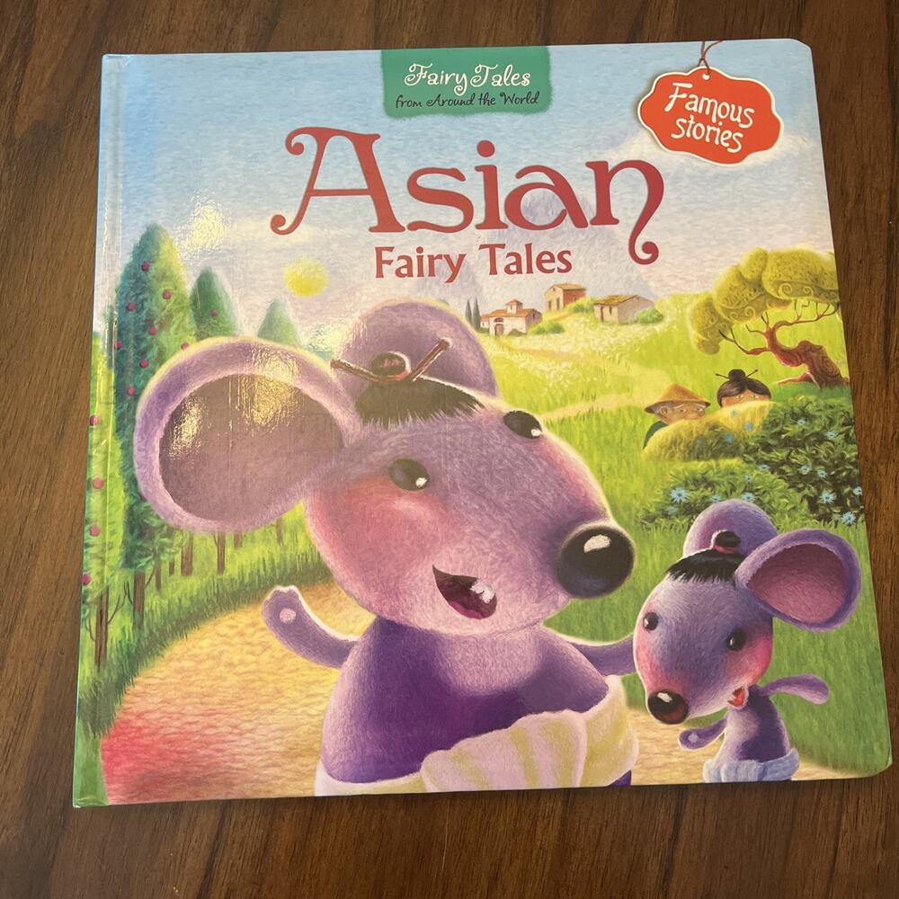 AZ Books “Asian Fairy Tales” Board Book Famous Stories Age 3+ Kidcore Library